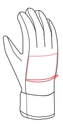 Gants de ski Leki: poche sur le dos de la main pour une chaufferette suppl&eacute;mentaire